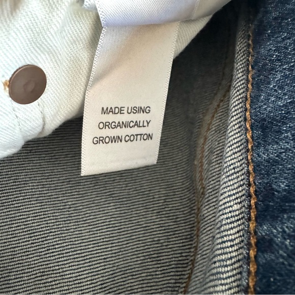 Agolde Riley High Rise Cropped Straight Leg Jeans - Picture 16 of 16